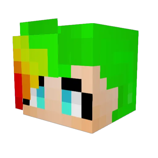 itoly256 Minecraft avatar head, 3D render