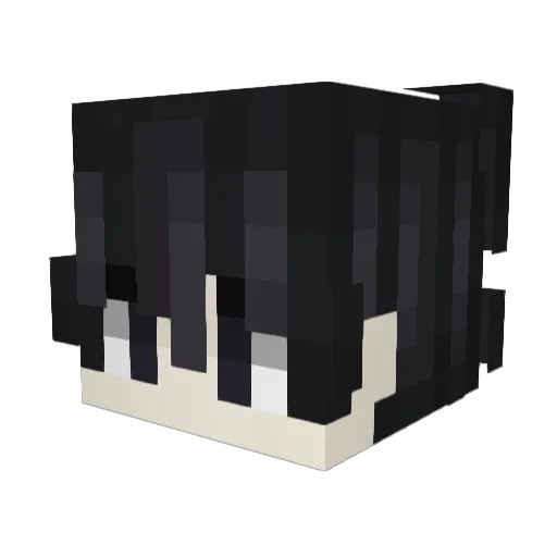 itretzio Minecraft avatar head, 3D render