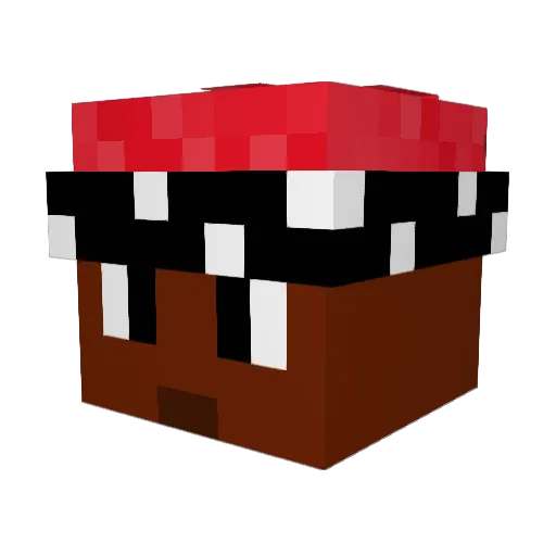 itrin2 Minecraft avatar head, 3D render
