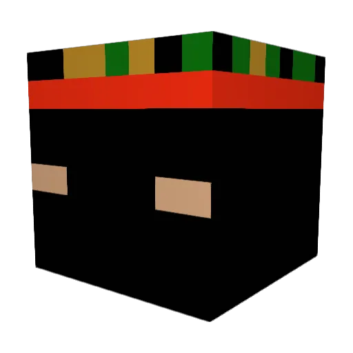its7rbe Minecraft avatar head, 3D render