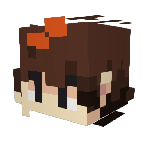 itsAar0n Minecraft avatar head, 3D render