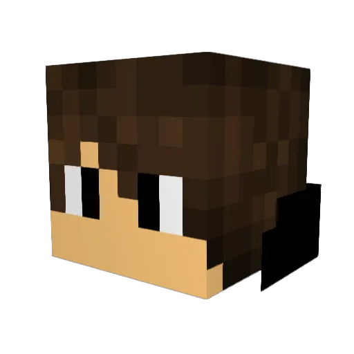 itsAdzzz Minecraft avatar head, 3D render