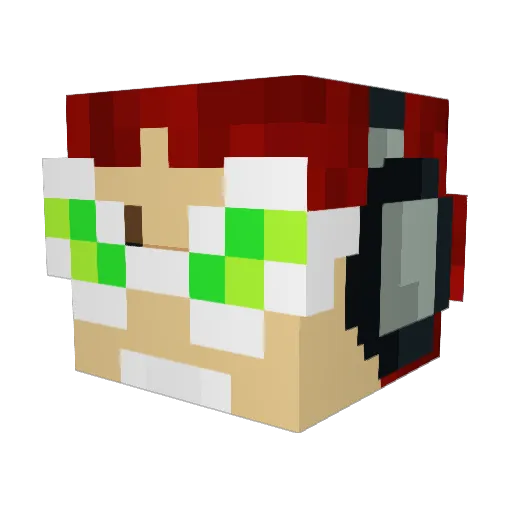 itsAethen Minecraft avatar head, 3D render