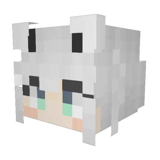 itsAlozano Minecraft avatar head, 3D render