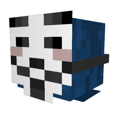 itsAntoine2009 Minecraft avatar head, 3D render