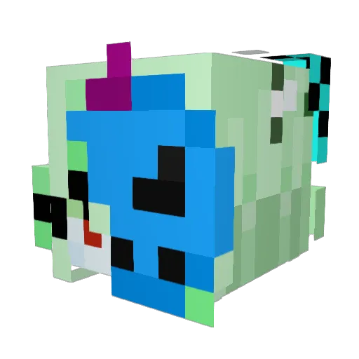 itsBaoNamXD Minecraft avatar head, 3D render