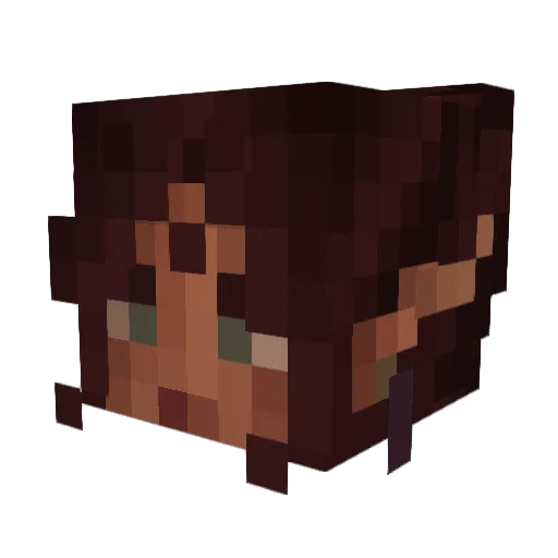 itsBreezysparrow Minecraft avatar head, 3D render