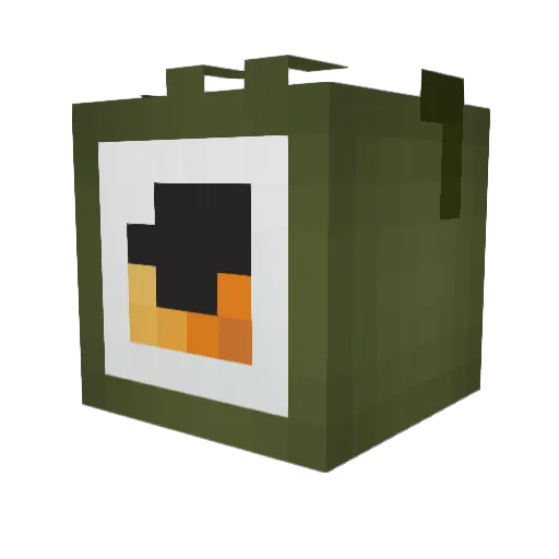 itsCrisp Minecraft avatar head, 3D render