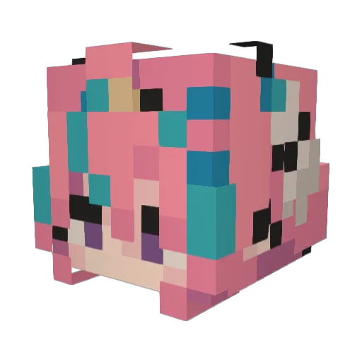 itsCrusher_ Minecraft avatar head, 3D render