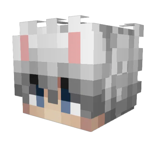 itsDeibi Minecraft avatar head, 3D render