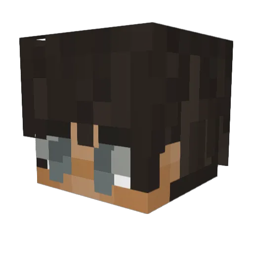 itsDominictoo Minecraft avatar head, 3D render
