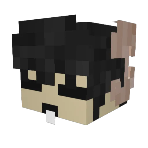 itsDonu Minecraft avatar head, 3D render