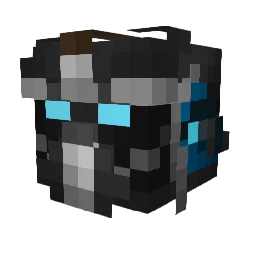itsDozzy_ Minecraft avatar head, 3D render