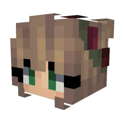 itsHarmony Minecraft avatar head, 3D render