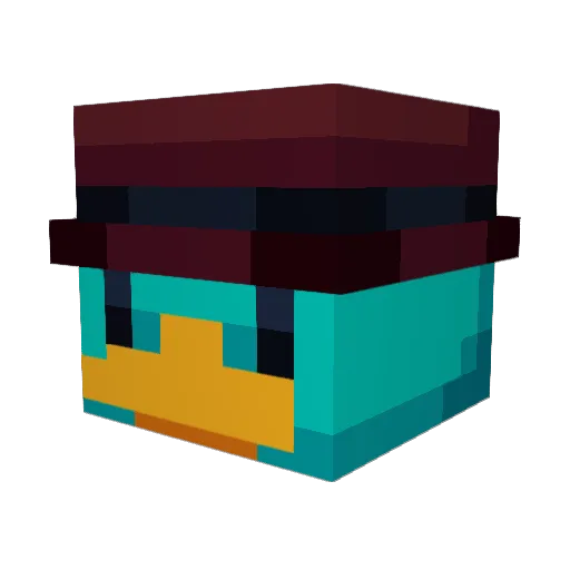 itsJewlz Minecraft avatar head, 3D render