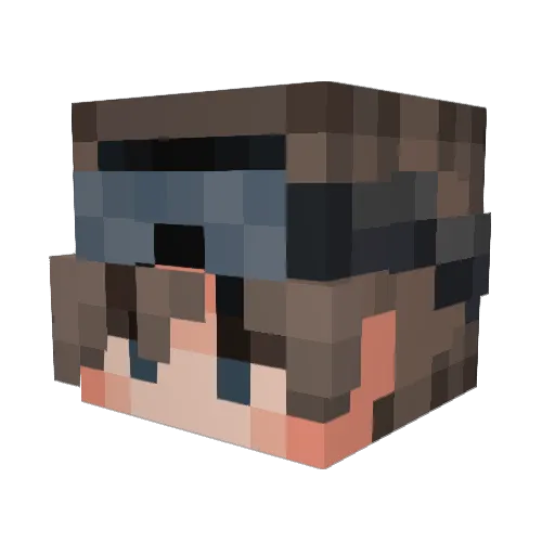itsJsnick Minecraft avatar head, 3D render