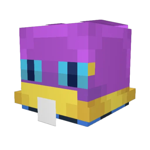 itsKnuckers Minecraft avatar head, 3D render