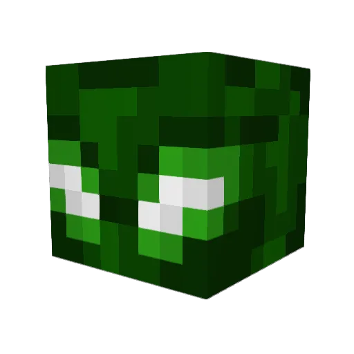 itsKudos Minecraft avatar head, 3D render