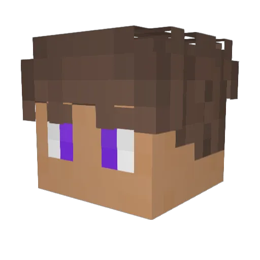 itsLocura Minecraft avatar head, 3D render