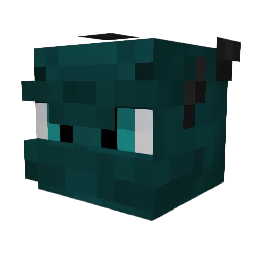 itsLucaz Minecraft avatar head, 3D render