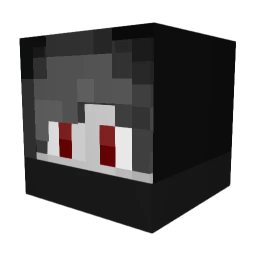 itsLuzinit Minecraft avatar head, 3D render