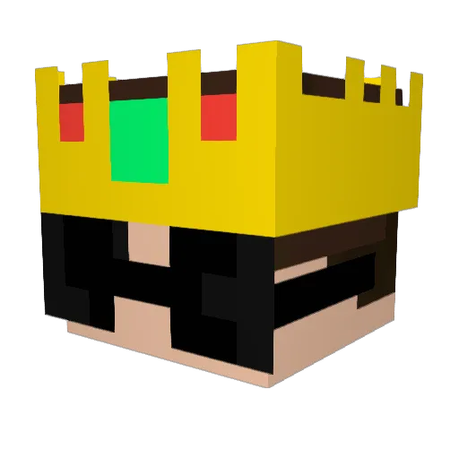 itsNaviPlays Minecraft avatar head, 3D render