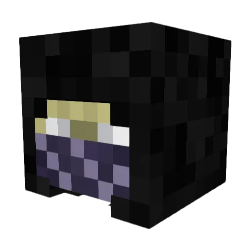 itsPYB_ Minecraft avatar head, 3D render