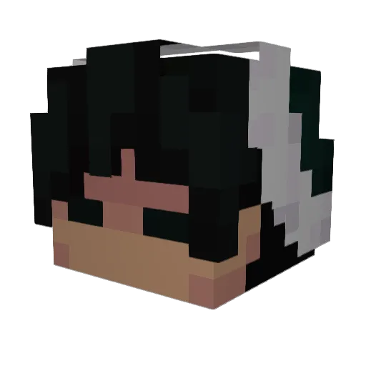 itsParmesean Minecraft avatar head, 3D render