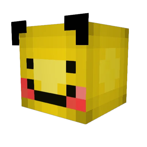 itsSaiku Minecraft avatar head, 3D render
