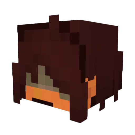 itsSanticraft Minecraft avatar head, 3D render