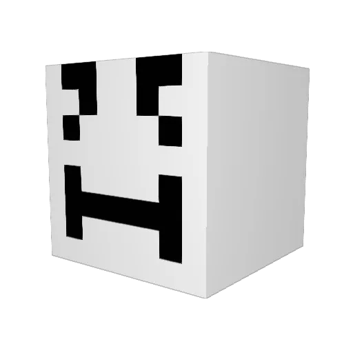 itsSpooked Minecraft avatar head, 3D render