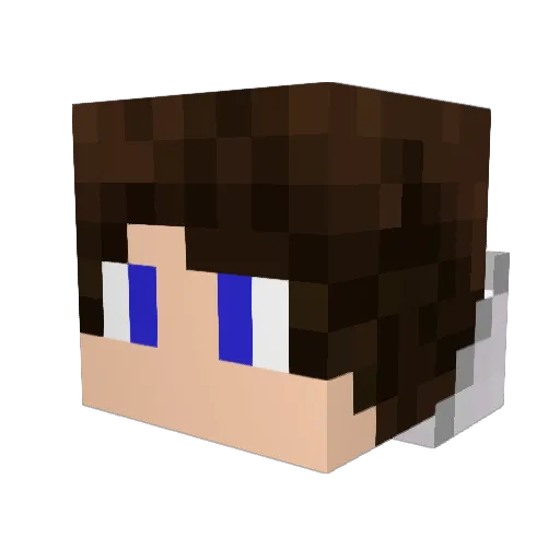 itsTrickyyy Minecraft avatar head, 3D render