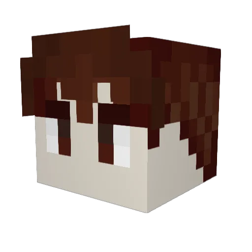 itsVaughan Minecraft avatar head, 3D render