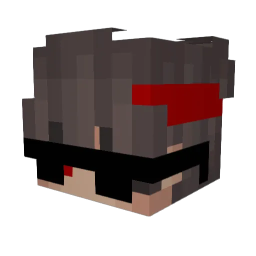 itsXoticYT Minecraft avatar head, 3D render