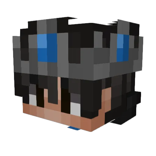 itsY0shi Minecraft avatar head, 3D render