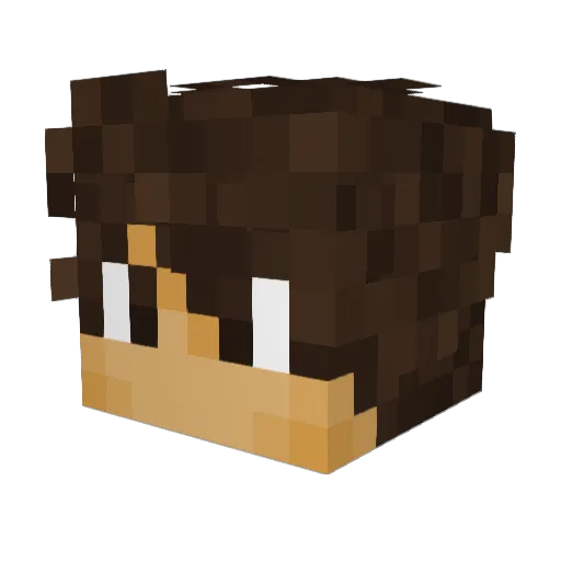 itsYetti Minecraft avatar head, 3D render