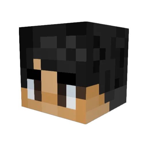 its_Bo__ Minecraft avatar head, 3D render
