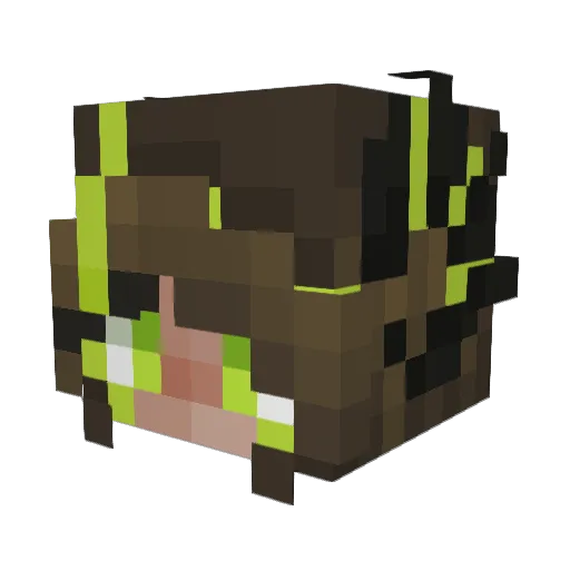 its_ICY Minecraft avatar head, 3D render