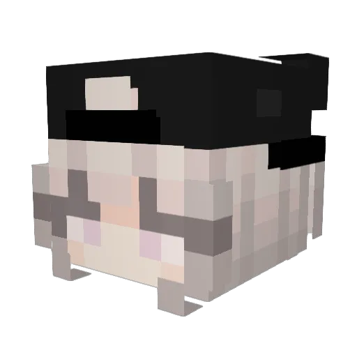 its_Joy Minecraft avatar head, 3D render