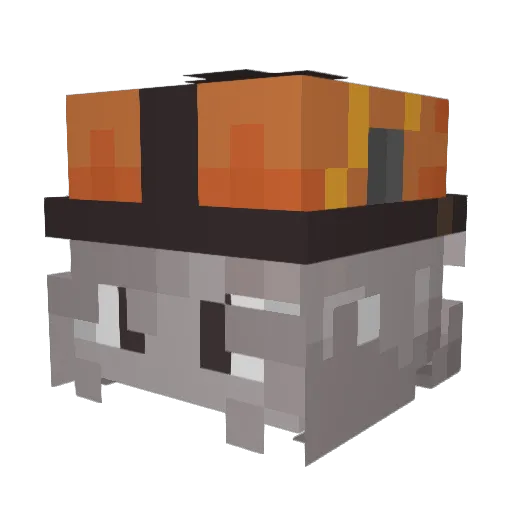 its_bugga Minecraft avatar head, 3D render