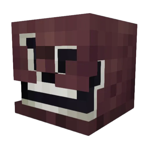 its_dragonterror Minecraft avatar head, 3D render