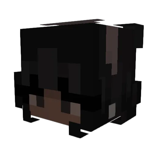 its_haley Minecraft avatar head, 3D render