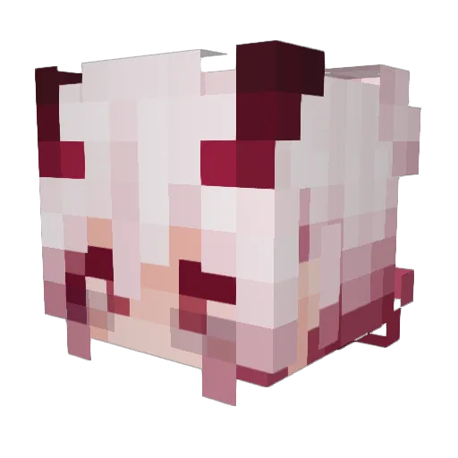 its_jonas Minecraft avatar head, 3D render