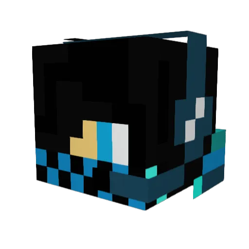 its_just_kevin Minecraft avatar head, 3D render
