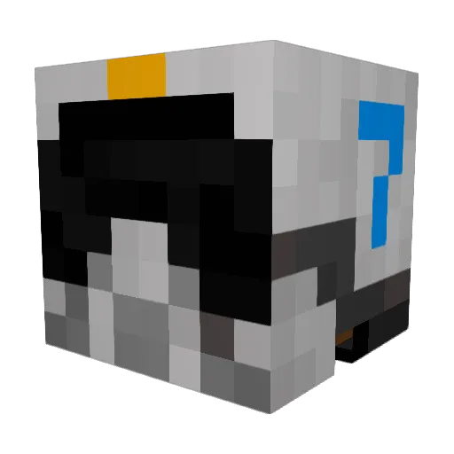 its_kingle Minecraft avatar head, 3D render