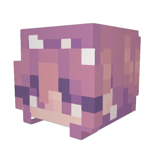 its_leaaaa Minecraft avatar head, 3D render