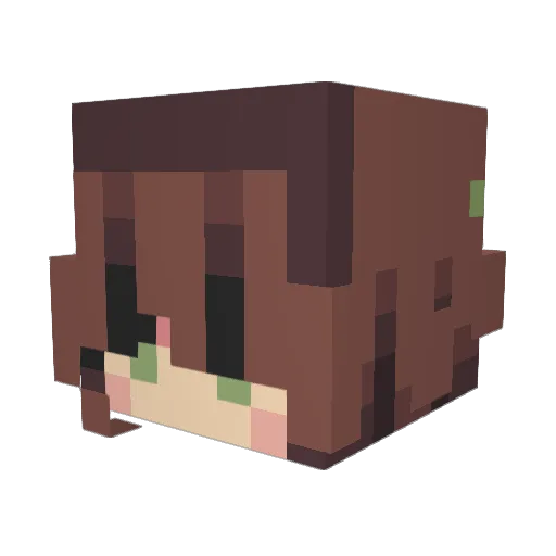 its_magi Minecraft avatar head, 3D render