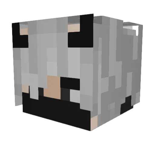 its_mamadi Minecraft avatar head, 3D render