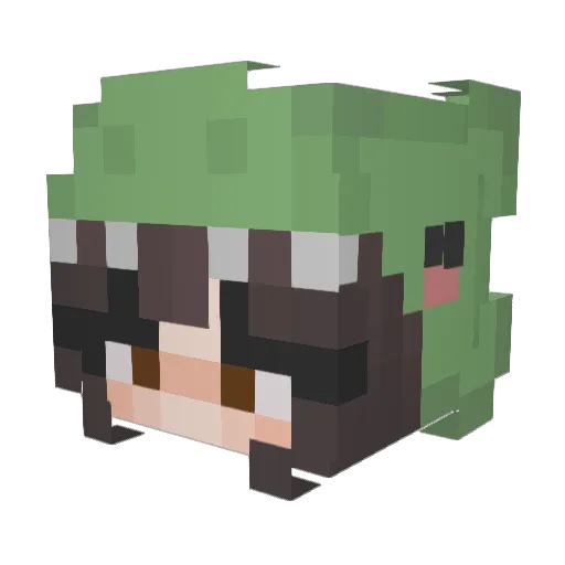 its_me629 Minecraft avatar head, 3D render