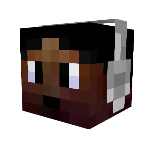 its_me_klc Minecraft avatar head, 3D render